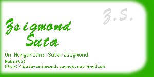 zsigmond suta business card